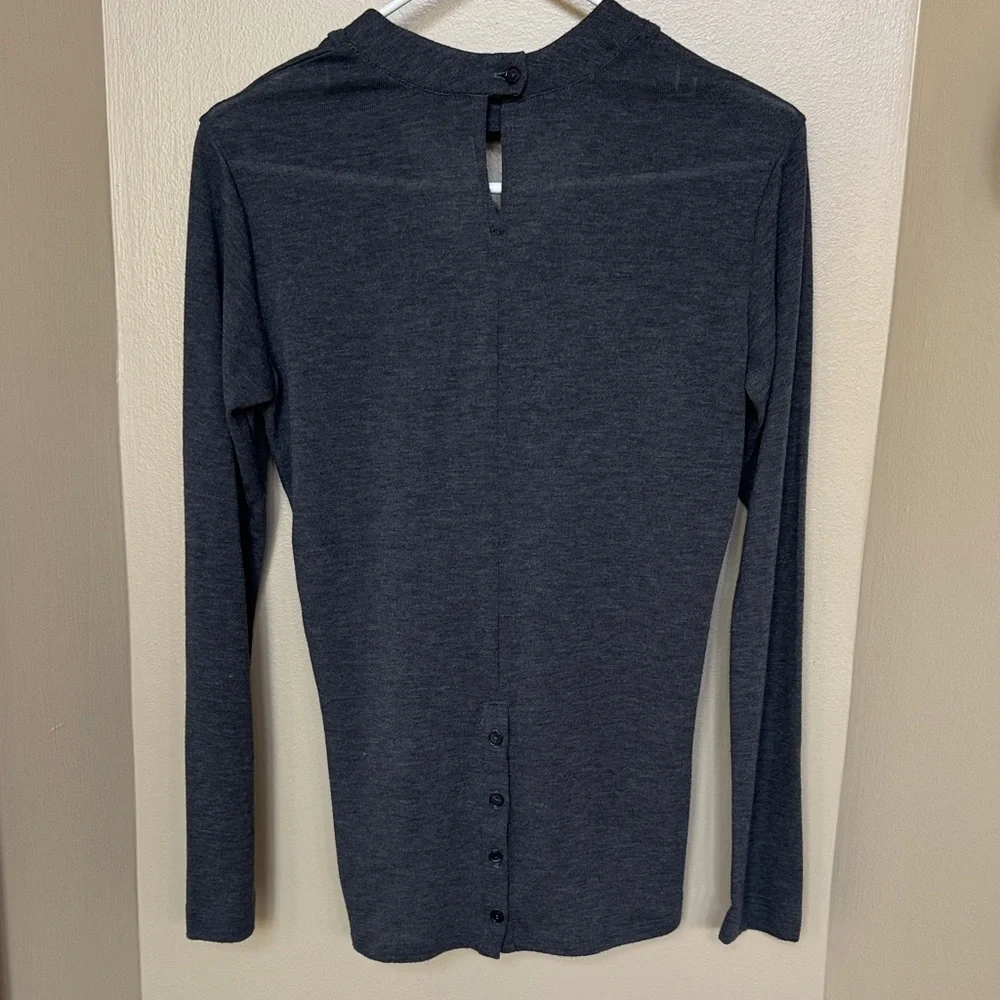 Charcoal Long Sleeve Women's Top good condition small - Picture 4 of 4